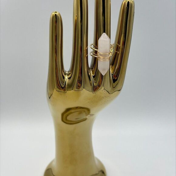 New 3 tiered chain necklace with medallion ,good luck eye, bar charm, gold tones - Picture 7 of 9